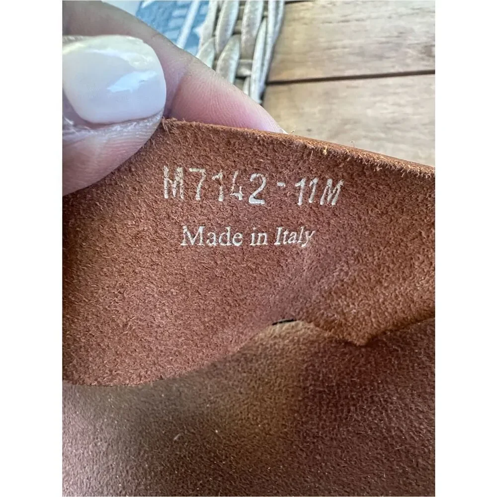 Mercanti Fiorentini Brown Leather Men’s Sandals 11